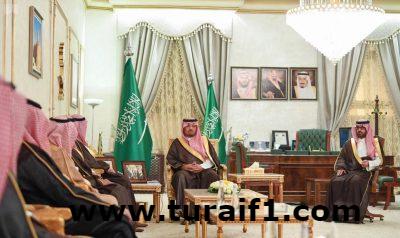 أمير الحدود الشمالية يستقبل محافظي ورؤساء المراكز بالمنطقة