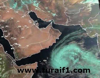 “الأرصاد” تكشف عن المناطق التي ستتأثر بإعصار “لبان”