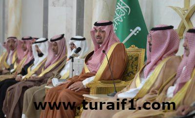 أمير منطقة الحدود الشمالية يستقبل المشاركين في أعمال حج هذا العام