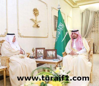 الأمير فيصل بن خالد بن سلطان يستقبل مدير فرع وزارة العمل بالحدود الشمالية‎