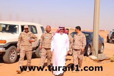 محافظ طريف يحضر تمرين برق الشمال 5 المشترك مع الوحدات الامنية بالمنطقة