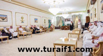 أمير منطقة الحدود الشمالية يستقبل رئيس النادي الأدبي بالمنطقة وعدداً من المثقفين والمثقفات