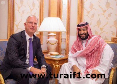 ولي العهد يلتقي رئيس صندوق الاستثمارات الروسي