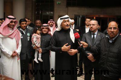 سفير المملكة لدى الأردن يستقبل فريق المنتخب الأول السعودي لكرة القدم في العاصمة عمّان