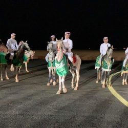 أبناء الصعيد بطريف وعنهم عمر قطب البحراوي يرحبون بخادم الحرمين وولي عهده