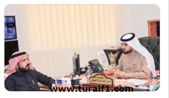 أمين عام الغرفة التجارية يلتقي بمدير الموارد البشرية بشركة أسمنت الجوف أمين عام الغرفة التجارية يلتقي بمدير الموارد البشرية بشركة أسمنت الجوف