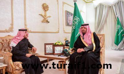 أمير الحدود الشمالية يستقبل نائب رئيس شركة معادن