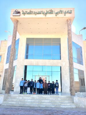 وفدًا طلابيًا من ابتدائية العزيزية في أدبي الشمالية