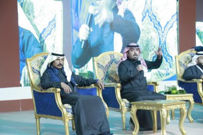 4 شعراء يبدعون في خيمة الشعر بمهرجان صقور طريف