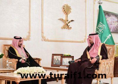 الأمير فيصل بن خالد يستقبل عميد الكلية التقنية بعرعر