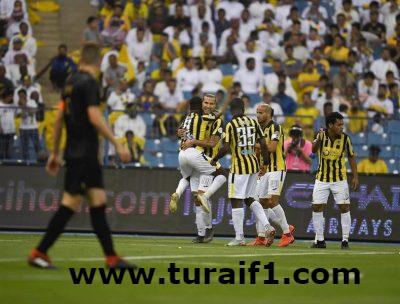 الاتحاد يفوز على النصر بثلاثة أهداف مقابل هدفين