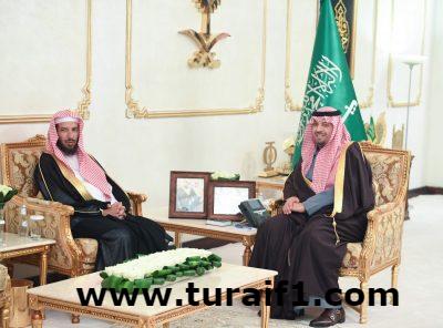 أمير منطقة الحدود الشمالية يستقبل عضو هيئة كبار العلماء الدكتور الشثري