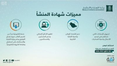 “التجارة” تتيح شهادة المنشأ والتوقيع عليها إلكترونياً