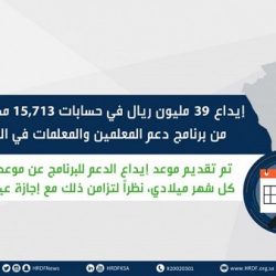 “هدف” يُودِعُ غدًا 456 مليون ريال في حسابات المستفيدين من برنامج حافز