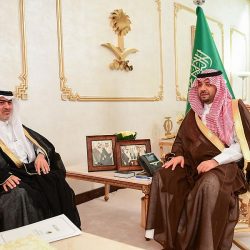 الأمير فيصل بن خالد يستقبل قائد قوة واجب 20 بالحرس الوطني