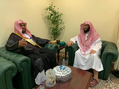 مدير عام فرع الرئاسة العامة لهيئة الأمر بالمعروف بالشمالية يزور رئيس المحكمة العامة ومدير التعليم