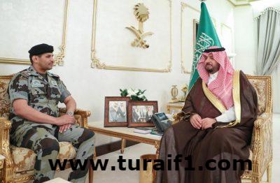 سمو أمير الحدود الشمالية يستقبل قائد قوة الطوارئ الخاصة بالمنطقة