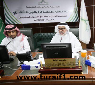 جامعة الحدود الشمالية تعلن نتائج الدفعة الأولى للمرشحين للقبول للعام الجامعي 1440/ 1441هـ