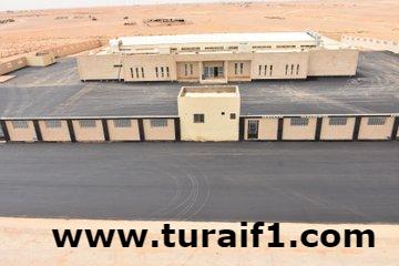 بلدية طريف تعلن الانتهاء من أعمال سفلتة المسلخ الجديد