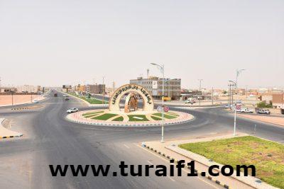 بلدية طريف تنهى أعمالها بدوار طريق الأمير عبدالله بن عبدالعزيز