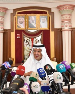 وزير الطاقة: بشرى من الملك وولي عهده بعودة إمدادات البترول إلى السوق بأسرع مما كانت عليه