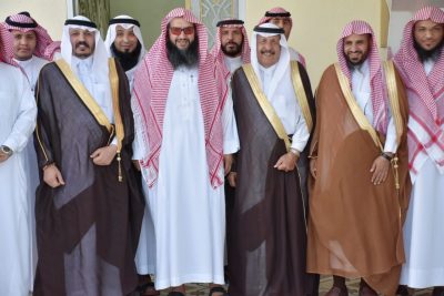 المدير العام لفرع وزارة الشؤون الإسلامية بمنطقة الحدود الشمالية يزور منزل رجل الأعمال حامد المدوح