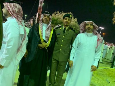سعد مبارك الرويلي يحتفل بتخرج أبنه من كلية الملك فهد الأمنية برتبة ملازم