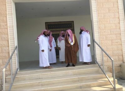 مدير فرع وزارة الشؤون الإسلامية والدعوة بالشمالية يفتتح جامعي عربي الدغمي والفحاط بطريف