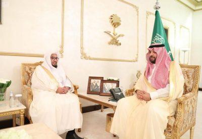 سمو أمير منطقة الحدود الشمالية يستقبل رئيس محكمة الاستئناف