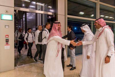 بعثة الأخضر تصل إلى الأردن وتغادر غدا إلى فلسطين لمواجهة منتخبها