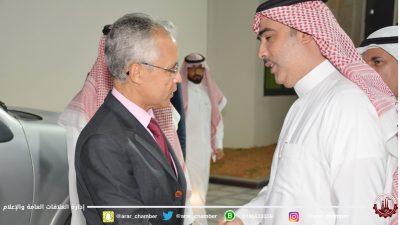 الخليوي يستقبل القنصل الفرنسي والوفد المرافق له