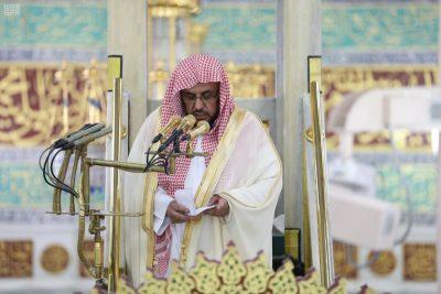 إمام المسجد النبوي: من أصول السلامة حفظ اللسان من الشرور