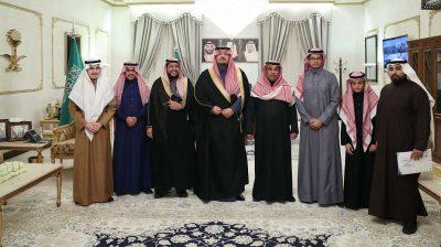 سمو أمير الحدود الشمالية يستقبل الطلاب الحاصلين على مراكز متقدمة على مستوى المملكة