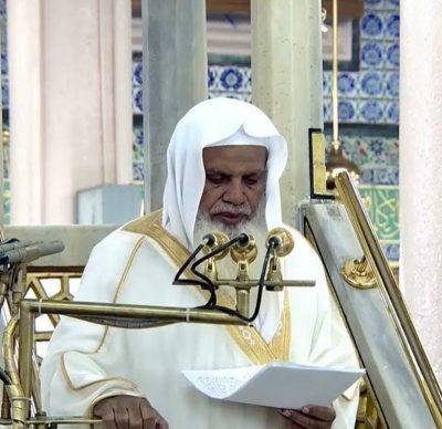 إمام المسجد النبوي: من حرم الاعتبار لم ينفعه الادكار