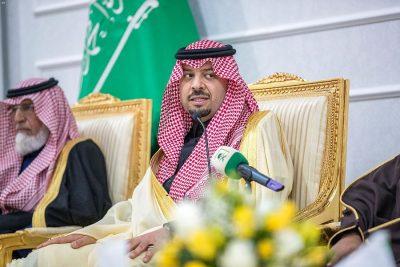 سمو أمير منطقة الحدود الشمالية يتفقد محافظة رفحاء