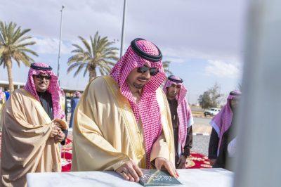 سمو أمير منطقة الحدود الشمالية يدشن مشروعات صحية بمحافظة طريف بقيمة 38 مليون
