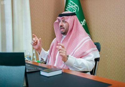 سمو أمير الحدود الشمالية يرأس الاجتماع الثاني مع وكلاء الإمارة والمحافظين عبر الاتصال المرئي