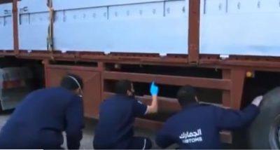 “الجمارك” تحبط تهريب نحو نصف مليون حبة كبتاجون في منفذ الحديثة