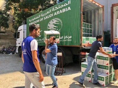 “إغاثي الملك سلمان” يواصل تقديم المواد الغذائية لمتضرري بيروت