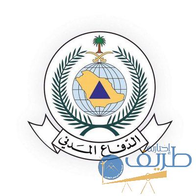 “الدفاع المدني” يتفاعل مع الحالة الماطرة مهيباً بالجميع أخذ الحيطة