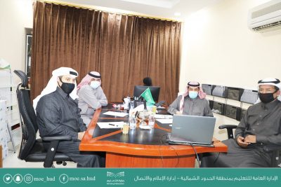 بالصور .. مدير عام تعليم الشمالية يلتقي بممثل مركز الاستثمار التعليمي التابع لشركة تطوير