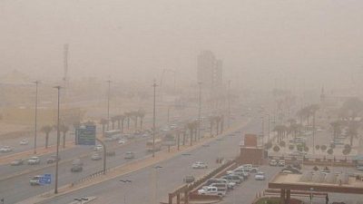 “الأرصاد”: استمرار الرياح والأتربة المثارة والعوالق حتى الأربعاء المقبل