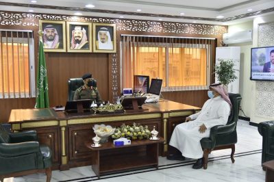 مدير شرطة منطقة الحدود الشمالية يستقبل مدير عام فرع وزارة الموارد البشرية بالمنطقة