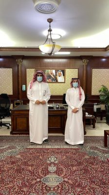 محافظ طريف يستقبل مدير إسكان قوى الأمن الجديد بالمحافظة