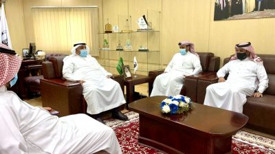 رئيس غرفة عرعر يستقبل مدير فرع بنك التنمية بـالحدود الشمالية