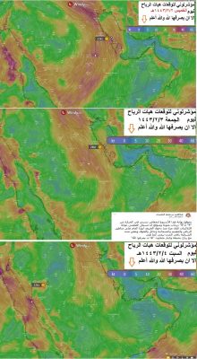 حرارة تتهاوى.. “أجواء نهاية الأسبوع” كما يراها “الحصيني”: أمطار تتواصل