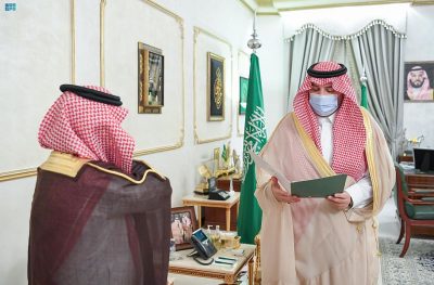 سمو الأمير فيصل بن خالد بن سلطان يستقبل مدير المركز الوطني للرقابة على الالتزام البيئي بالشمالية