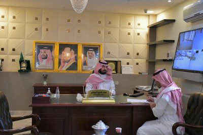 بلدي طريف يناقش رفع نسبة الإنجاز بالسفلتة والإنارة بحي الورود 