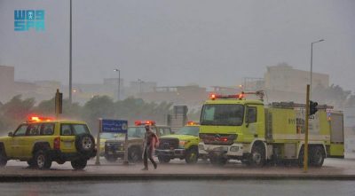 منها الشمالية .. “الدفاع المدني” يهيب بالجميع توخّي الحيطة لاحتمالية فرص هطول أمطار رعدية على بعض المناطق