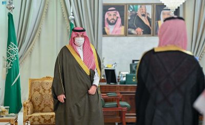 سمو أمير الحدود الشمالية يستقبل رئيس وأعضاء جمعية “إصرار”